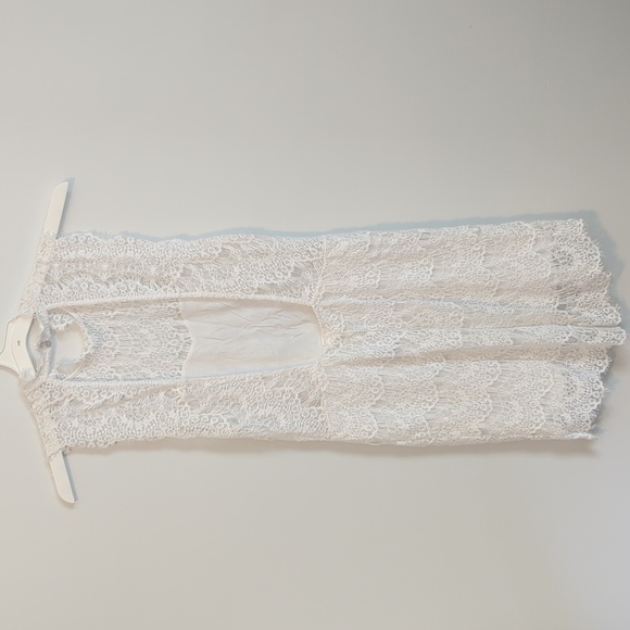 NWT intimately Free People lace mock neck white wedding engagement dress. - Picture 3 of 5